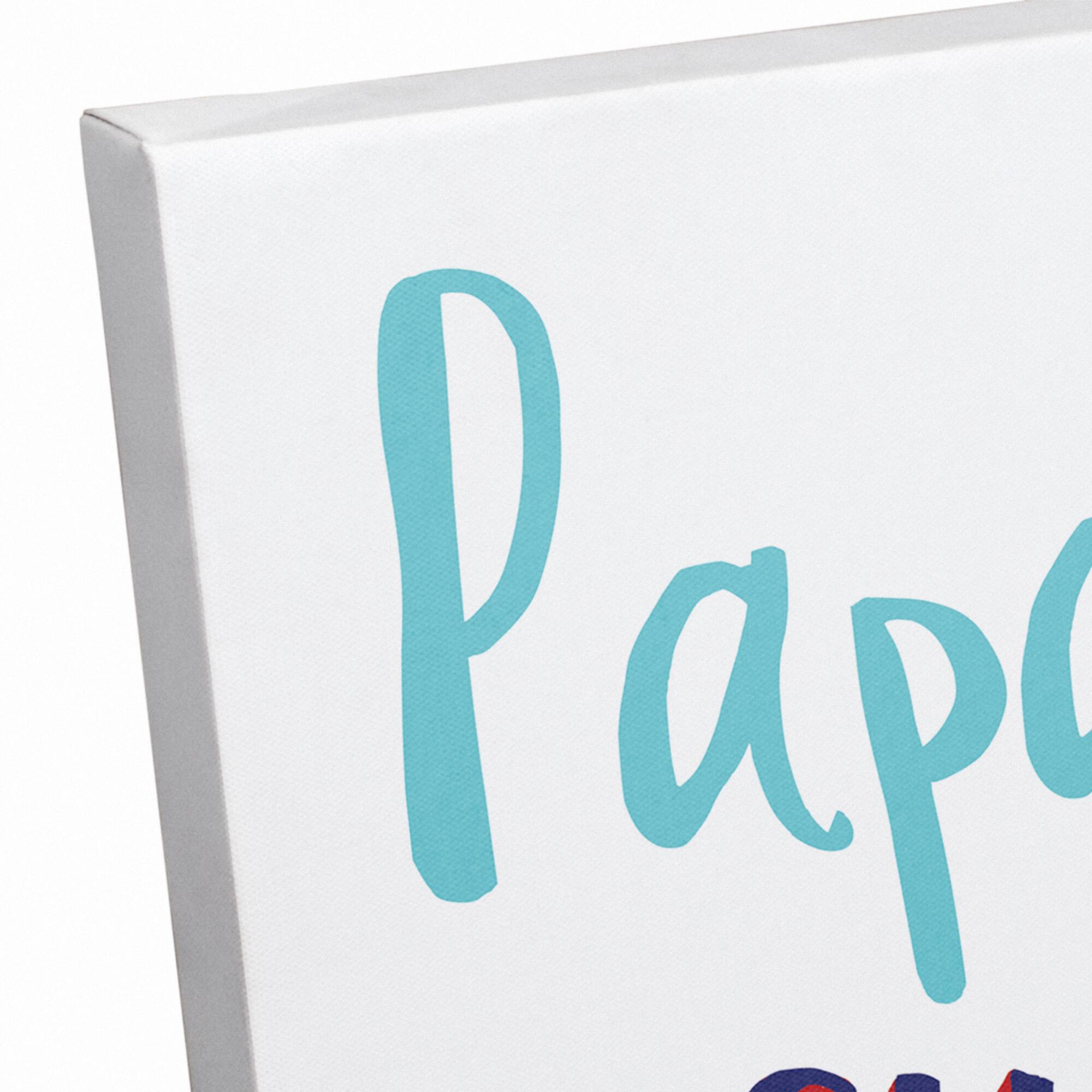 Papa Is My Superhero Canvas Wall Art